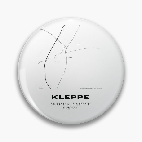 Artikelvorschau, Kleppe Norwegen Minimalistische Karte – Schwarz-Weiß-Reiseposter entworfen und verkauft von RM-Journey.