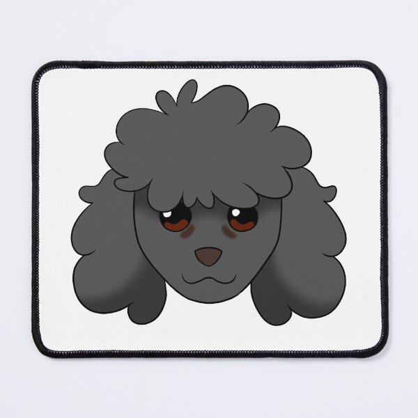 Item preview, Dark Grey Poodle Tear Stains designed and sold by OliRoseArt.