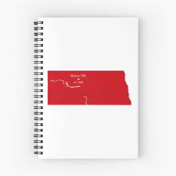 Item preview, Minot, ND [Red] designed and sold by PhilbonianDezin.