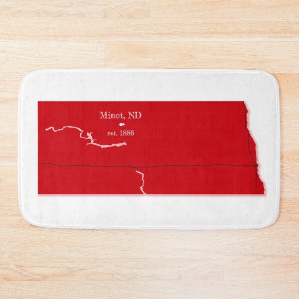 Item preview, Minot, ND [Red] designed and sold by PhilbonianDezin.