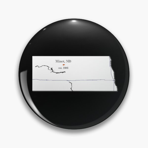 Item preview, Minot, ND [White] designed and sold by PhilbonianDezin.