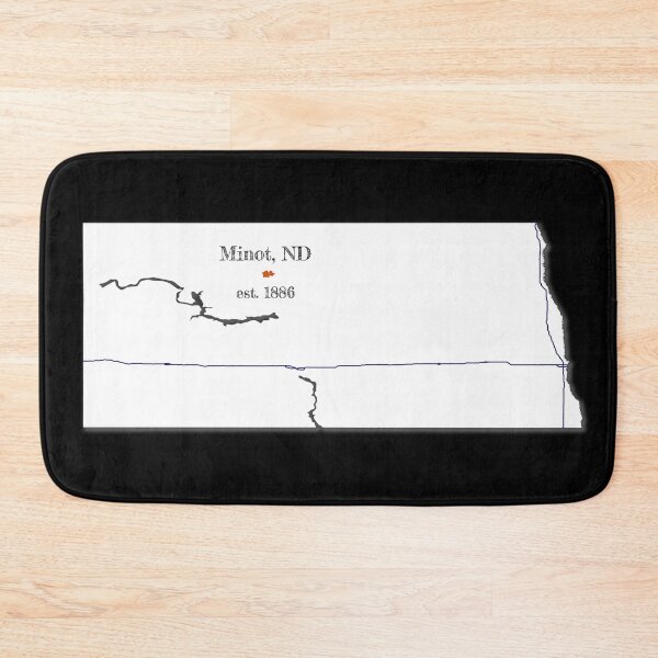 Item preview, Minot, ND [White] designed and sold by PhilbonianDezin.