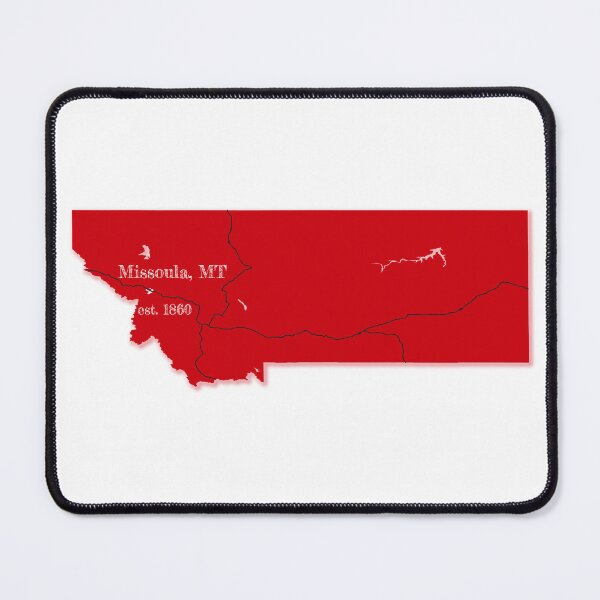 Item preview, Missoula, MT [Red] designed and sold by PhilbonianDezin.