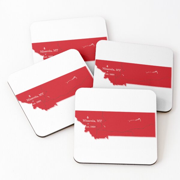 Item preview, Missoula, MT [Red] designed and sold by PhilbonianDezin.