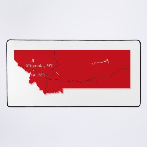 Item preview, Missoula, MT [Red] designed and sold by PhilbonianDezin.