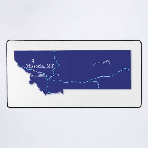 Item preview, Missoula, MT [Blue] designed and sold by PhilbonianDezin.
