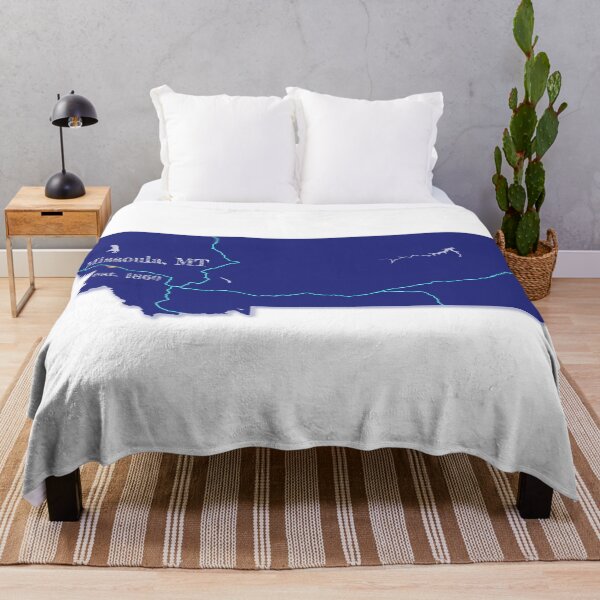Item preview, Missoula, MT [Blue] designed and sold by PhilbonianDezin.