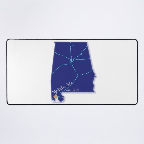 Item preview, Mobile, AL [Blue] designed and sold by PhilbonianDezin.