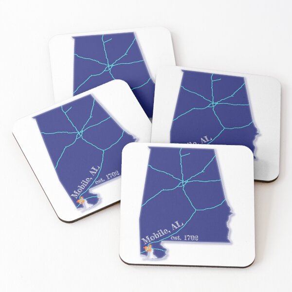 Item preview, Mobile, AL [Blue] designed and sold by PhilbonianDezin.
