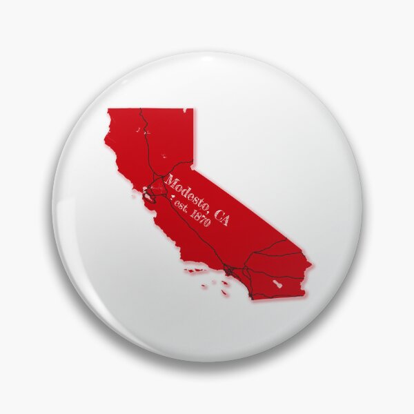 Item preview, Modesto, CA [Red] designed and sold by PhilbonianDezin.