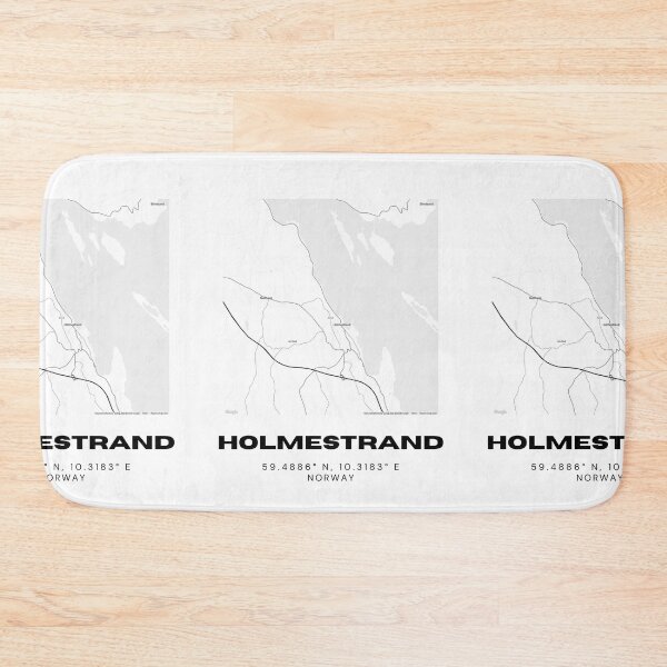 Item preview, Holmestrand Norway Map Poster – Sleek Minimalist Travel Art designed and sold by RM-Journey.