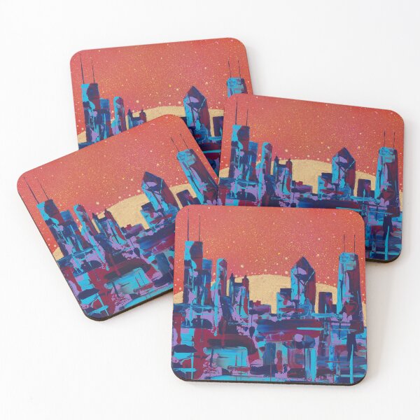 Item preview, Golden Hour In Chicago designed and sold by emmalyonsart.