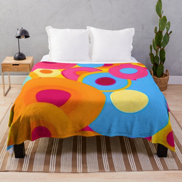 Item preview, Retro Pop Circles In Neon Vibe designed and sold by Good Vibes .