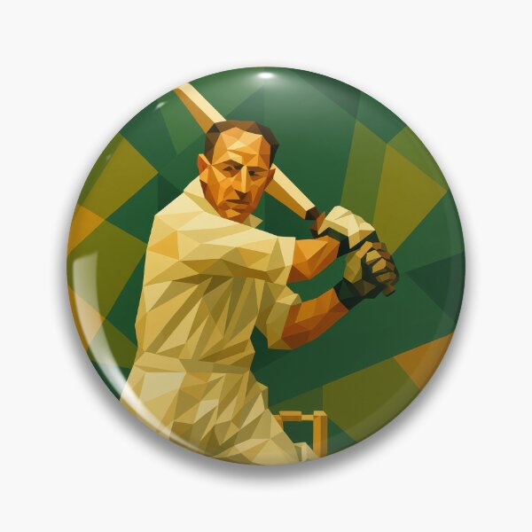 Item preview, Don Bradman Australian Cricket Legend Vector Art designed and sold by kakarikihill.