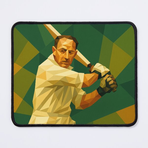 Item preview, Don Bradman Australian Cricket Legend Vector Art designed and sold by kakarikihill.