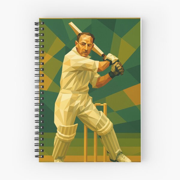 Item preview, Don Bradman Australian Cricket Legend Vector Art designed and sold by kakarikihill.