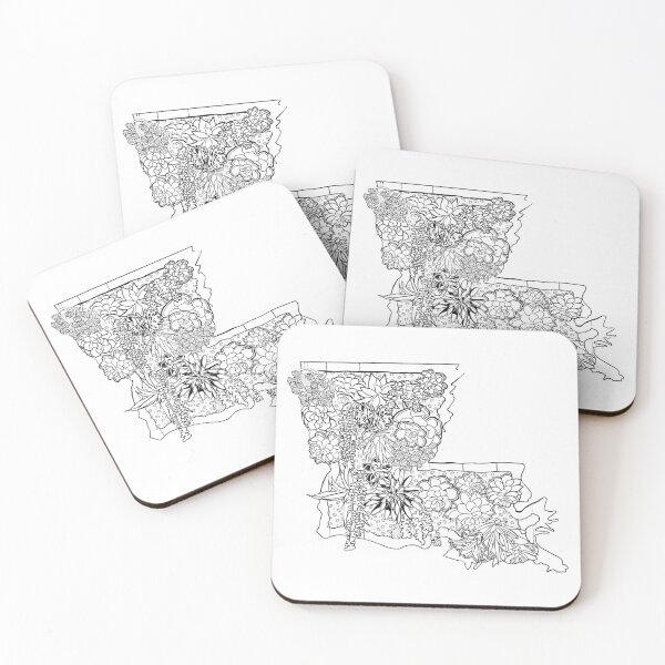 Item preview, Louisiana flowers designed and sold by ClayDrawsSometimes.