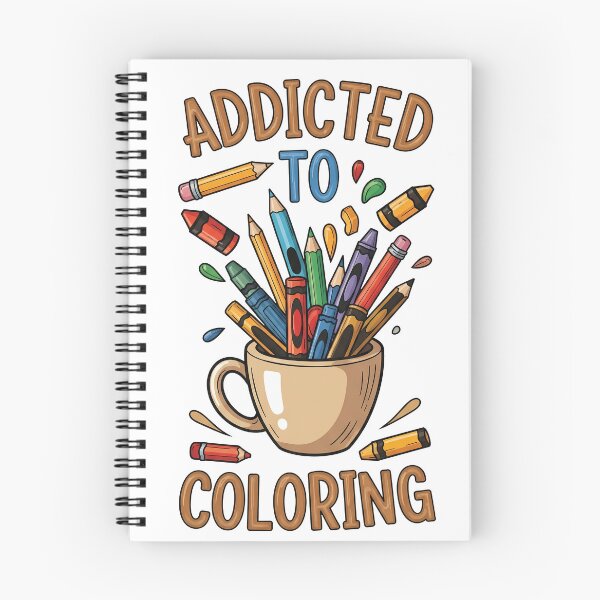 Item preview, National Coloring Book Day: Addicted to Coloring designed and sold by zoughlal.