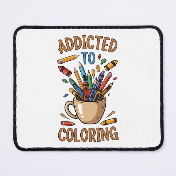 Item preview, National Coloring Book Day: Addicted to Coloring designed and sold by zoughlal.