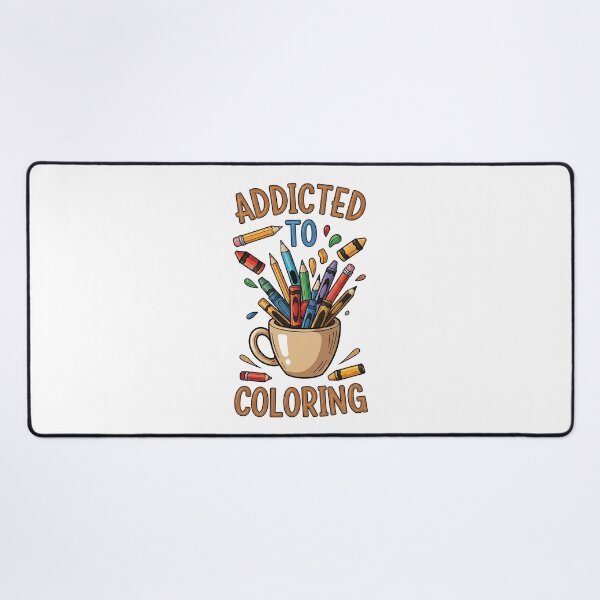 Item preview, National Coloring Book Day: Addicted to Coloring designed and sold by zoughlal.