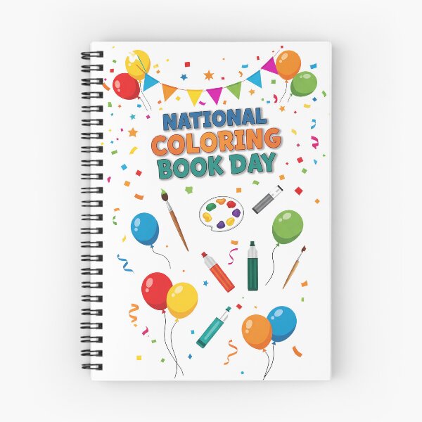 Item preview, Coloring Book Day: Coloring Book Day Celebration designed and sold by zoughlal.