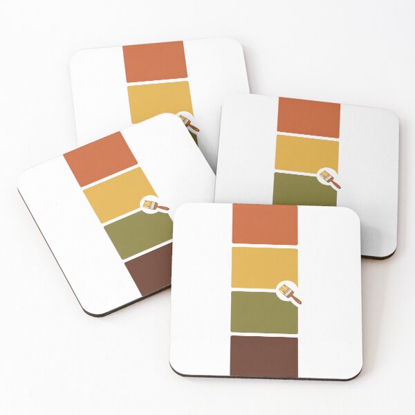 Item preview, National Coloring Book Day: Retro Color Palette designed and sold by zoughlal.