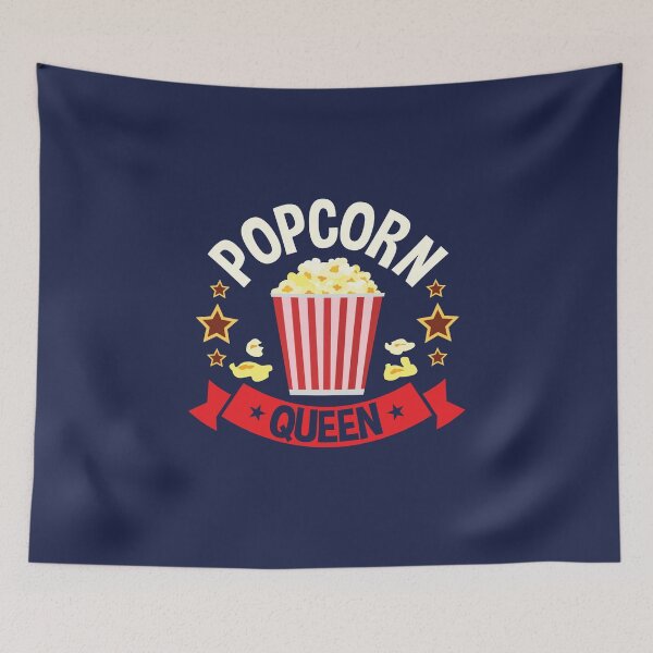 Item preview, Popcorn Queen Movie Snack Lover  designed and sold by jaygo.