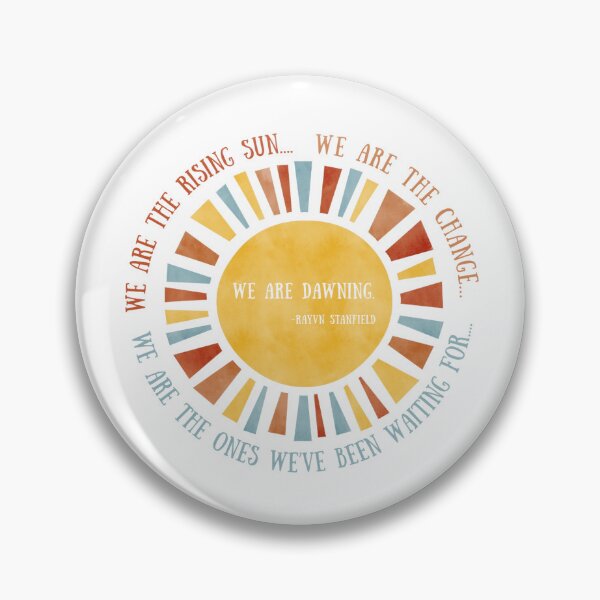 Item preview, We Are The Rising Sun Social Justice Sticker designed and sold by CTNDesigns.