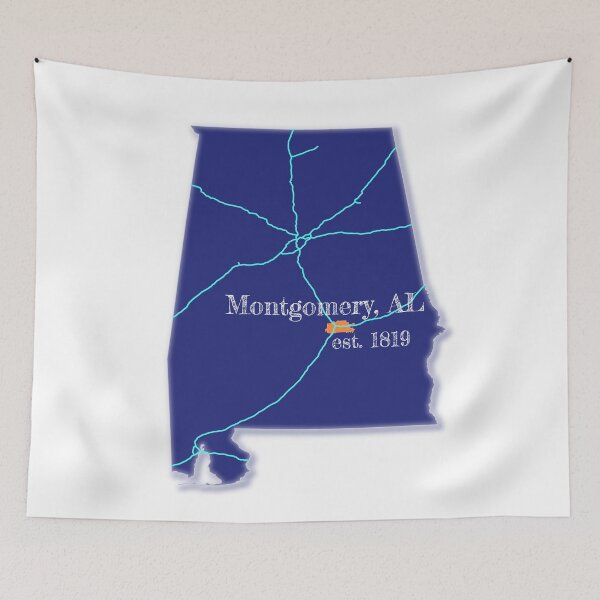 Item preview, Montgomery, AL [Blue] designed and sold by PhilbonianDezin.
