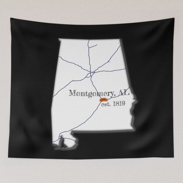 Item preview, Montgomery, AL [White] designed and sold by PhilbonianDezin.