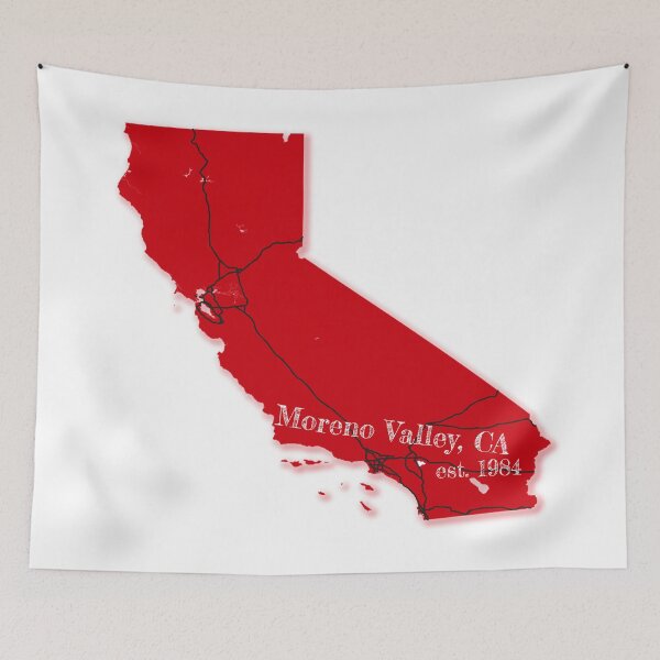 Item preview, Moreno Valley, CA [Red] designed and sold by PhilbonianDezin.