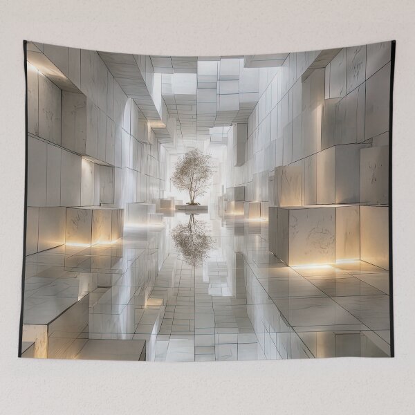 Item preview, "Sanctum of Stillness: The Tree of Quiet Echoes" designed and sold by bloorose.