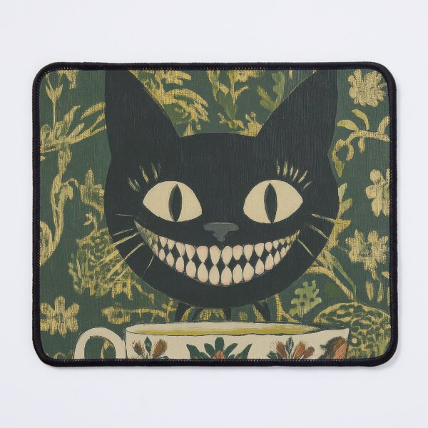 Item preview, Cheshire Cat in Teacup – Whimsical Alice in Wonderland Art designed and sold by dawnleblanc55.