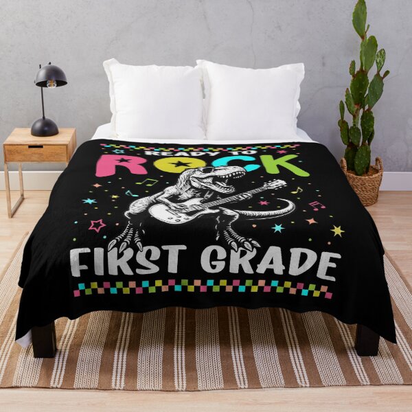 Item preview, Ready To Rock First Grade Funny T Rex Dinosaur 1st grade Back To School designed and sold by Bad Kitty Designz.