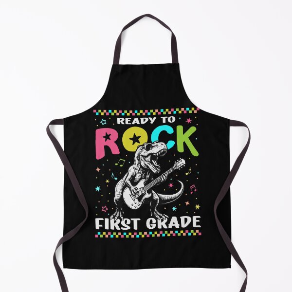Item preview, Ready To Rock First Grade Funny T Rex Dinosaur 1st grade Back To School designed and sold by Bad Kitty Designz.