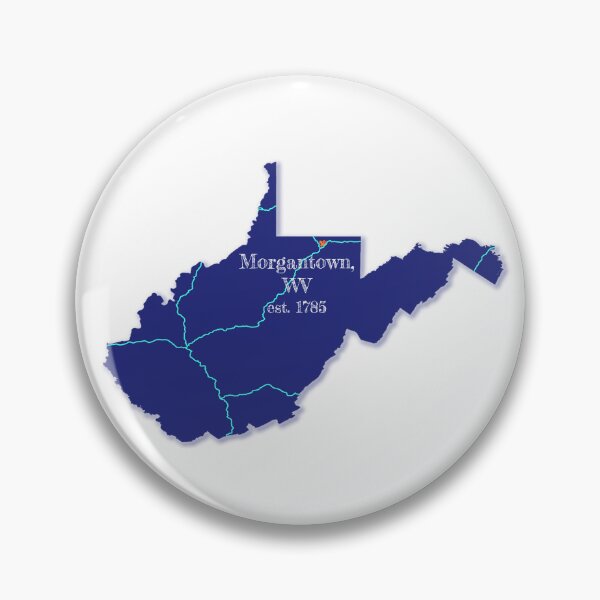Item preview, Morgantown, WV [Blue] designed and sold by PhilbonianDezin.