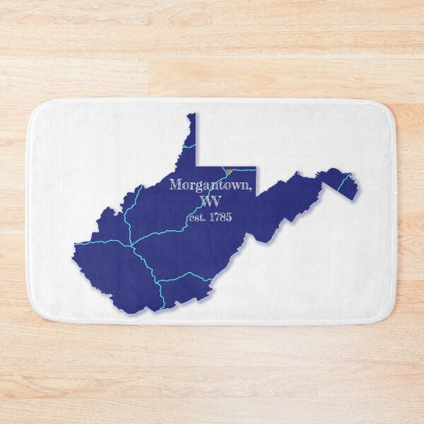 Artikelvorschau, Morgantown, WV [Blau] entworfen und verkauft von PhilbonianDezin.