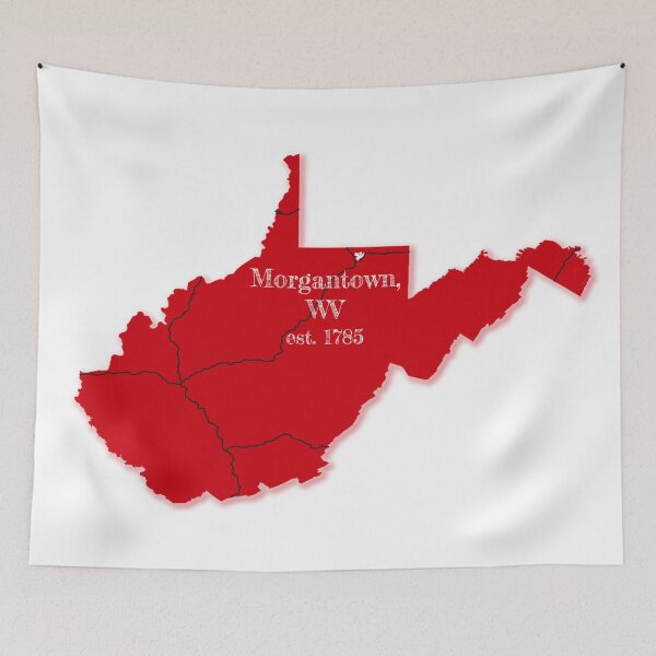 Item preview, Morgantown, WV [Red] designed and sold by PhilbonianDezin.
