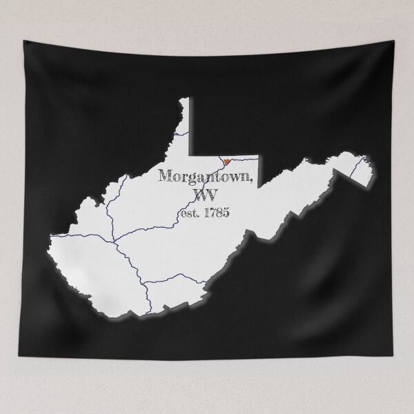 Item preview, Morgantown, WV [White] designed and sold by PhilbonianDezin.
