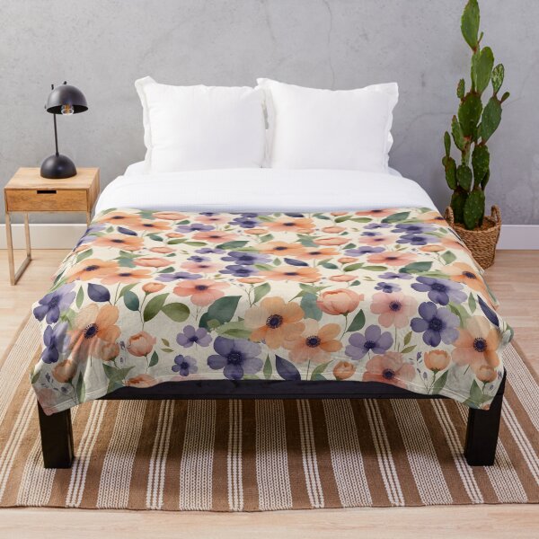 Item preview, Vintage-Inspired Watercolor Floral Pattern designed and sold by yara.lahdo.