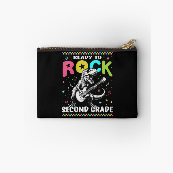 Item preview, Ready To Rock Second Grade Funny T Rex Dinosaur 2nd grade Back To School   designed and sold by Bad Kitty Designz.