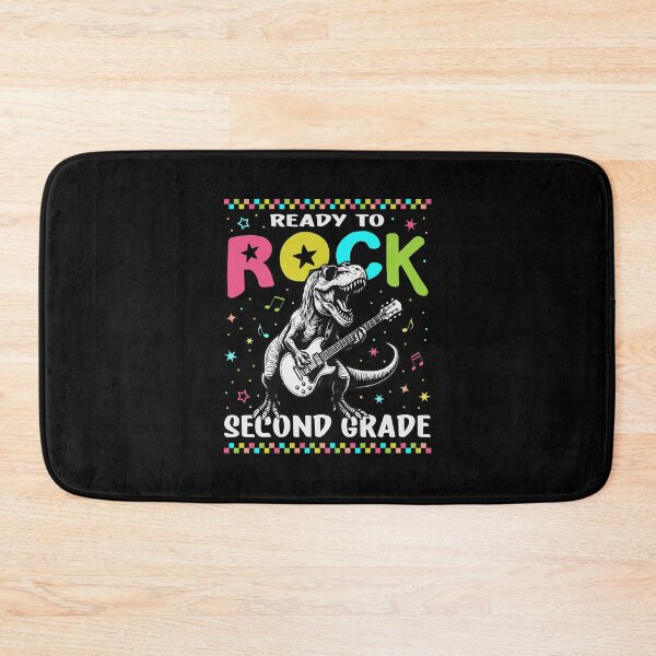 Item preview, Ready To Rock Second Grade Funny T Rex Dinosaur 2nd grade Back To School   designed and sold by Bad Kitty Designz.