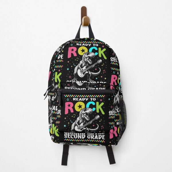 Item preview, Ready To Rock Second Grade Funny T Rex Dinosaur 2nd grade Back To School   designed and sold by Bad Kitty Designz.
