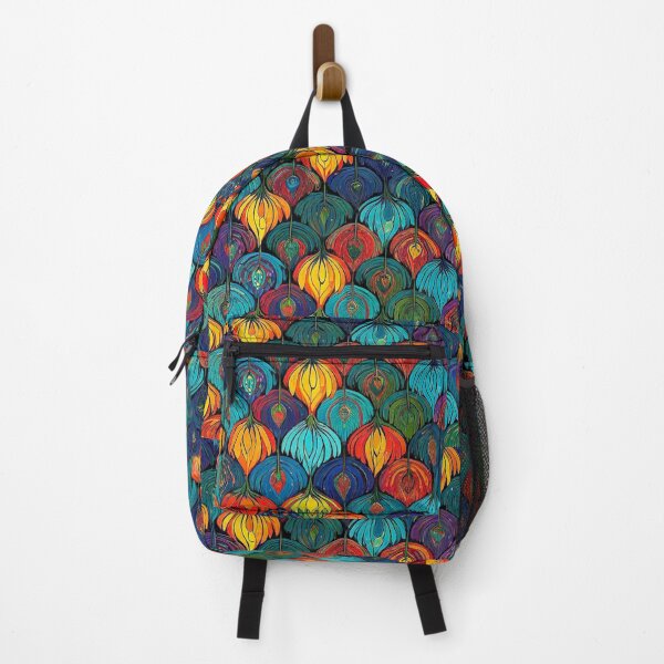 Item preview, Abstract geometric pattern of a multicolored fruit field. designed and sold by Giulivo Store Graphic.
