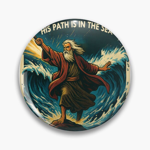 Item preview, Way Maker His Path Is in the Sea designed and sold by egospel.
