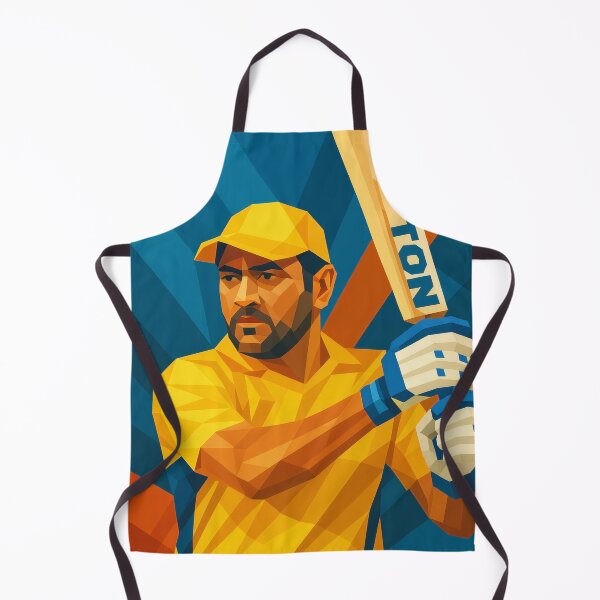Item preview, MS Dhoni Indian Cricket Legend Vector Art designed and sold by kakarikihill.