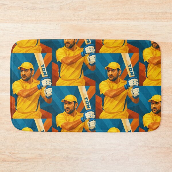 Item preview, MS Dhoni Indian Cricket Legend Vector Art designed and sold by kakarikihill.