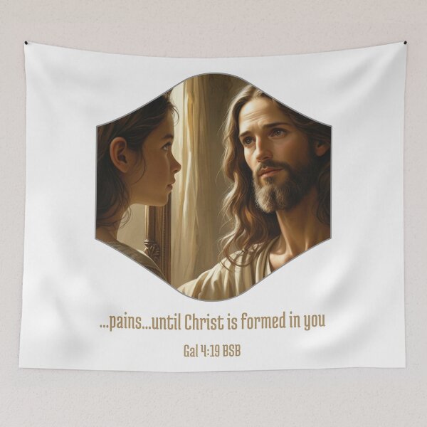 Item preview, Pains til Christ be formed in you designed and sold by His-Majes-Tees.
