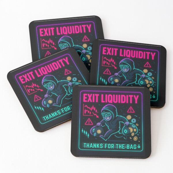 Item preview, EXIT LIQUIDITY – Thanks for the Bag designed and sold by Crypto-Trenches.