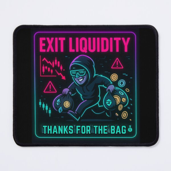 Item preview, EXIT LIQUIDITY – Thanks for the Bag designed and sold by Crypto-Trenches.